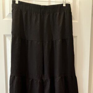 Super Wide Leg Black Palazzo Pants Size XL